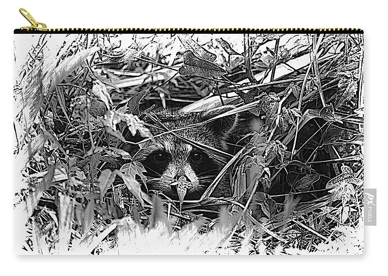 Hide Out Zip Pouch featuring the photograph Hide Out by Sheri McLeroy