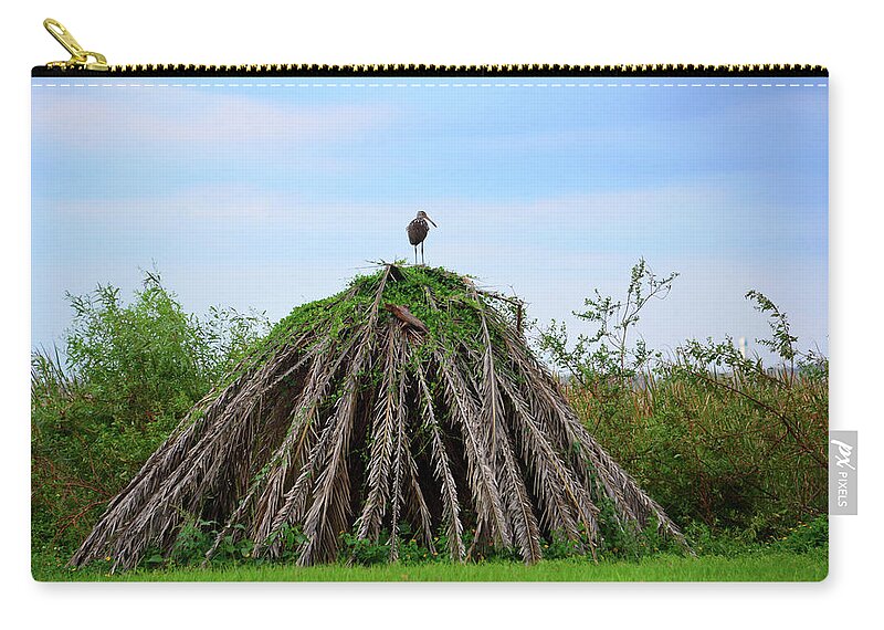 High Ground Zip Pouch featuring the photograph High ground by David Lee Thompson