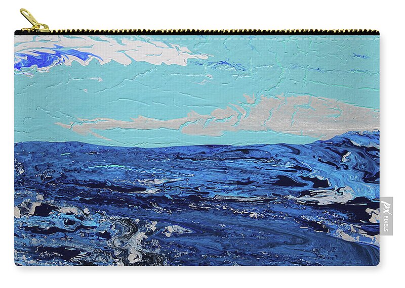 Fusionart Zip Pouch featuring the painting High Sea by Ralph White
