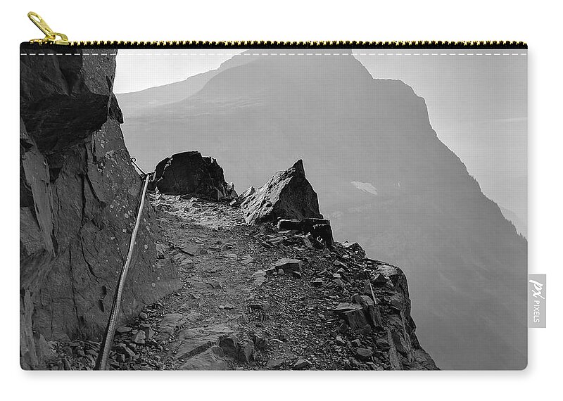 Highline Trail Zip Pouch featuring the photograph Highline Trail, Glacier National Park 2 by William Slider