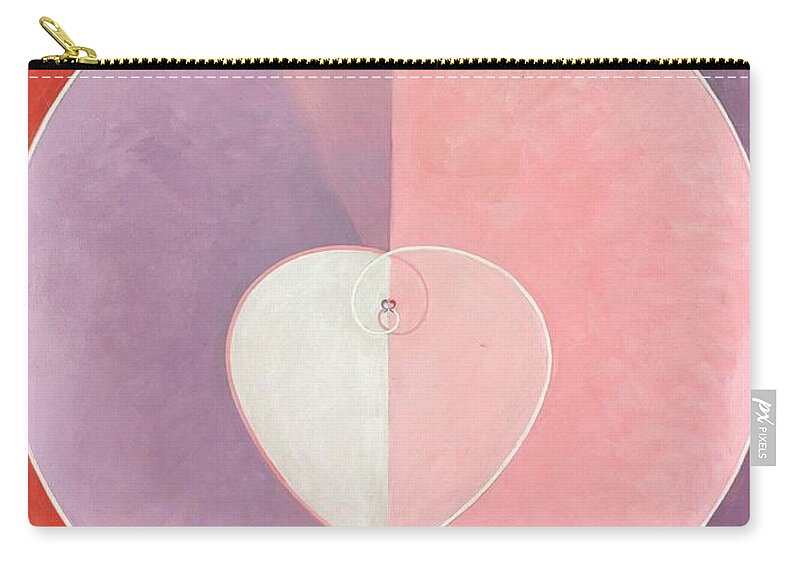 Doves No. 2 Carry-all Pouch featuring the painting Hilma af Klint by MotionAge Designs