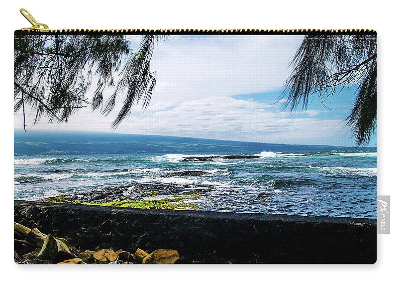 Hilo Carry-all Pouch featuring the photograph Hilo Bay Dreaming by Randy Sylvia
