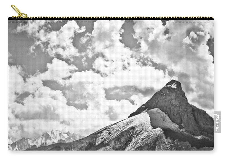 Mountains Zip Pouch featuring the photograph Himalayan Peak by Aleck Cartwright