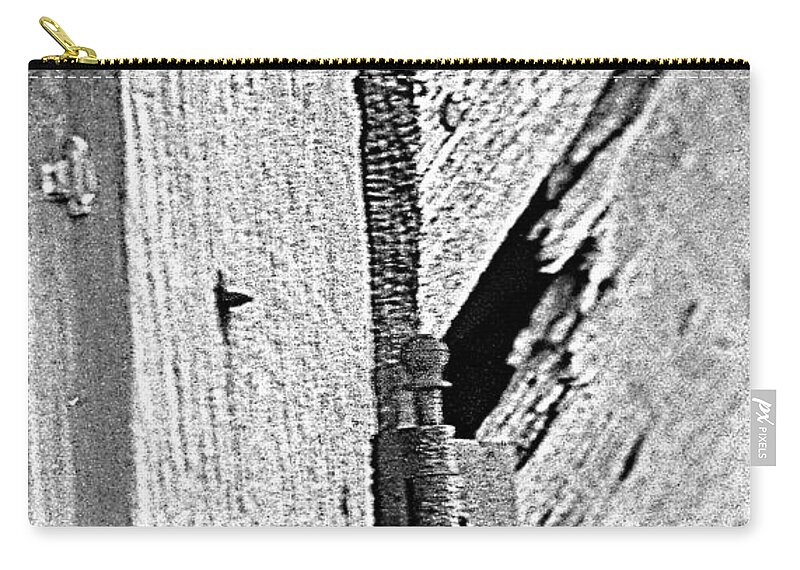Ansel Adams Zip Pouch featuring the photograph Hinge by Curtis J Neeley Jr
