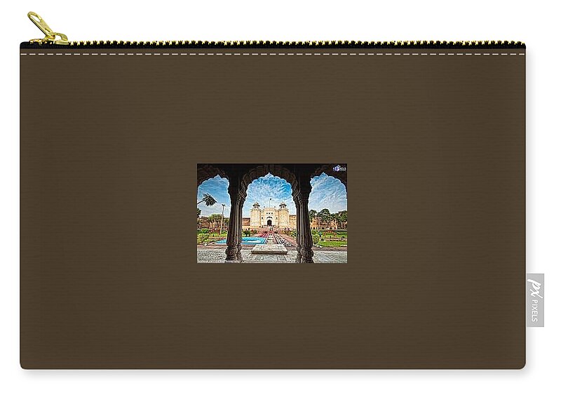 Historical Place Zip Pouch featuring the photograph Historical Place by Hamza Khalil
