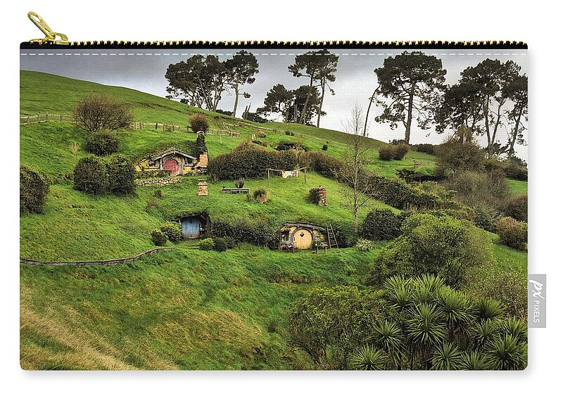 Photograph Carry-all Pouch featuring the photograph Hobbit Valley by Richard Gehlbach
