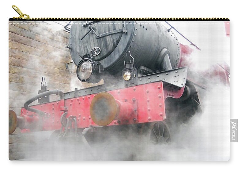 Hogwarts Zip Pouch featuring the photograph Hogwarts Express Train by Juergen Weiss