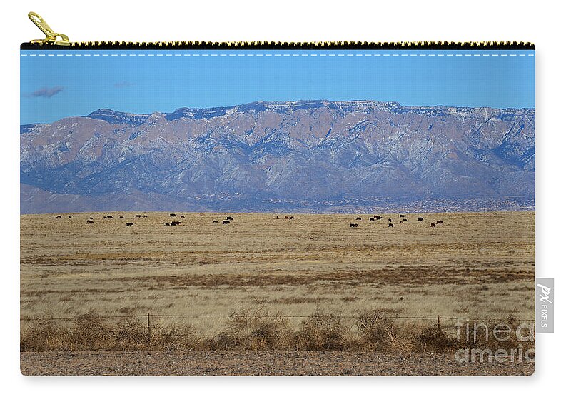 Southwest Landscape Carry-all Pouch featuring the photograph Home on the range by Robert WK Clark
