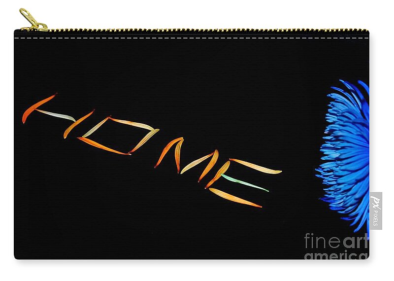 Letter Home Zip Pouch featuring the photograph Home Sweet Home by Akshay Thaker