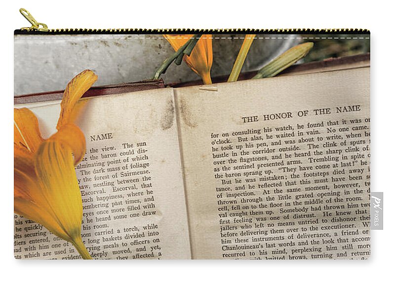 Sharon Popek Carry-all Pouch featuring the photograph Honor of Name Lily by Sharon Popek