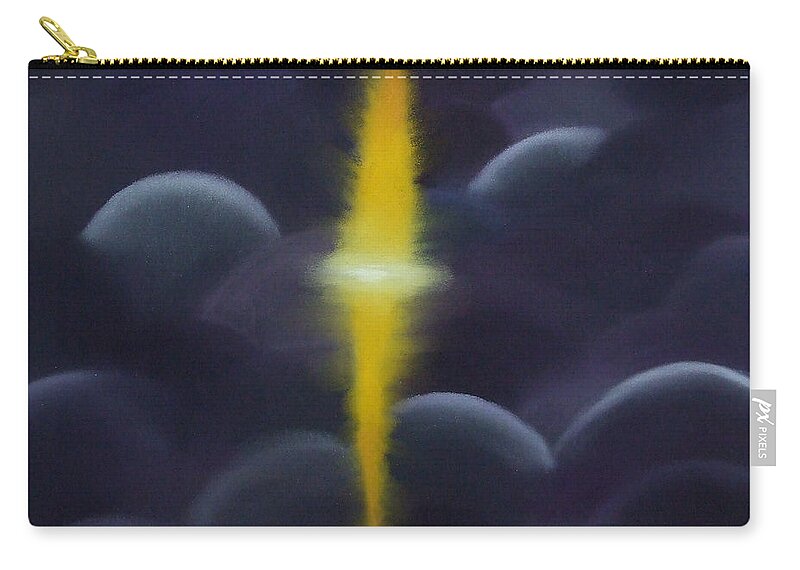 Pastel Painting Zip Pouch featuring the painting Hope by Marie-Claire Dole
