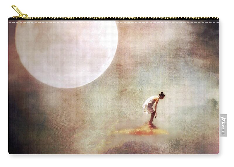  Zip Pouch featuring the digital art Hope by Melissa D Johnston