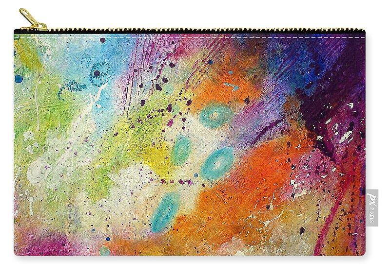 Abstract Painting Carry-all Pouch featuring the painting Hopeless Romantic by Tracy Bonin