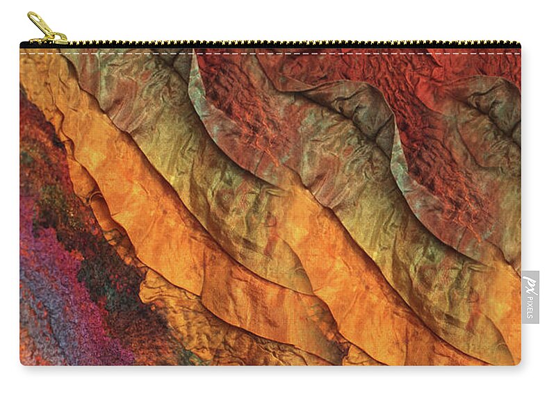 Russian Artists New Wave Zip Pouch featuring the photograph Hot Andalucia Nights by Marina Shkolnik