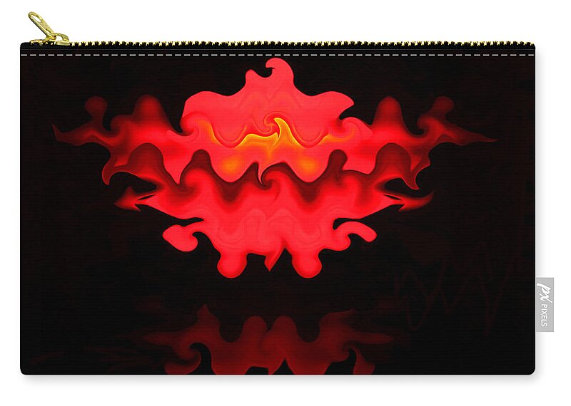 Hot Zip Pouch featuring the photograph Hot Lips by Kristin Elmquist