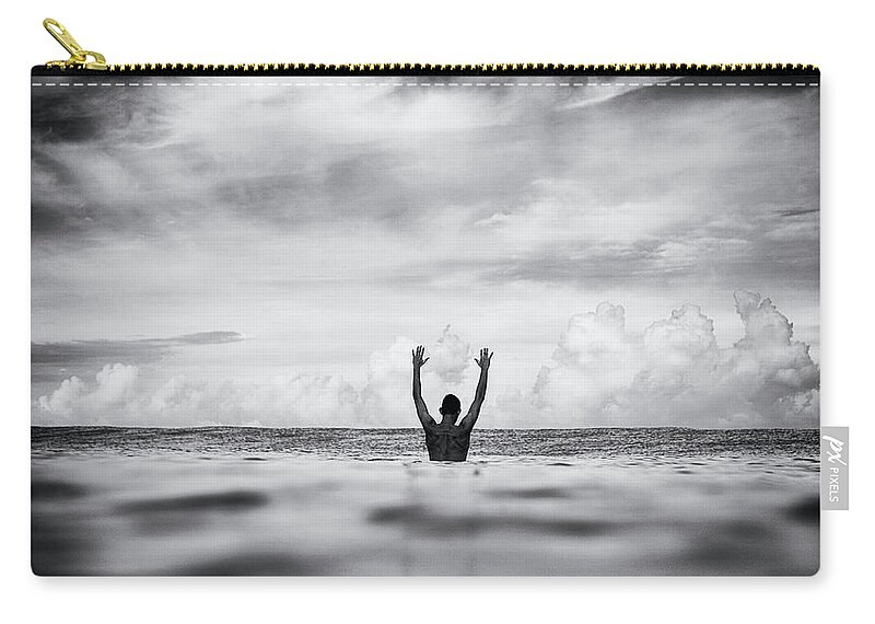 Surfing Carry-all Pouch featuring the photograph House Arrest by Nik West