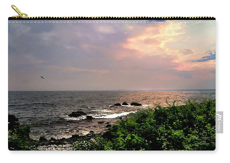 Maine Zip Pouch featuring the photograph How Does It Feel by Diana Angstadt