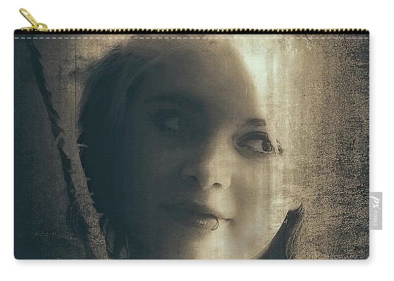  Zip Pouch featuring the photograph Agnarsdottir by Cybele Moon