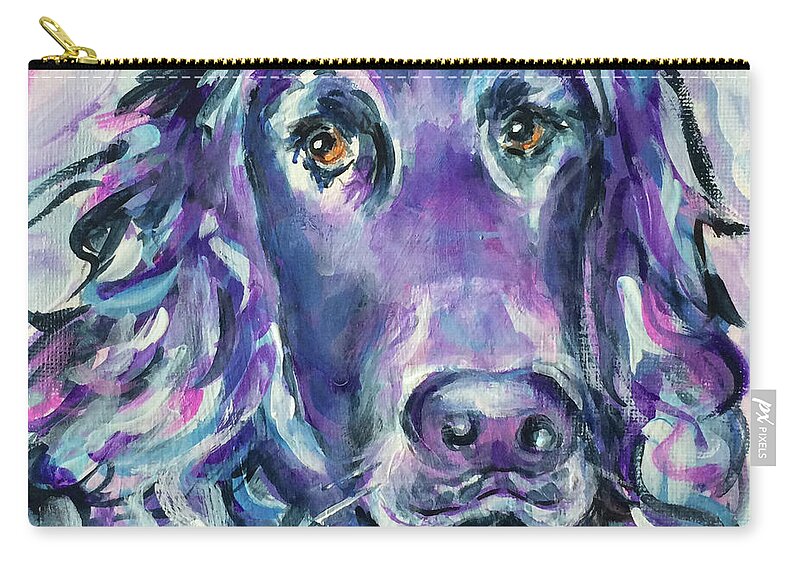  Zip Pouch featuring the painting Hudson by Judy Rogan