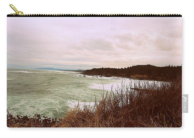 I Am The Storm Zip Pouch featuring the photograph I am the storm by Shannon Louder