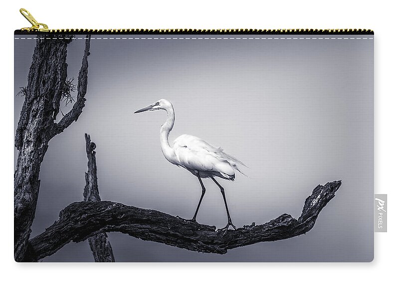 Cove Zip Pouch featuring the photograph I Live Here by Marvin Spates