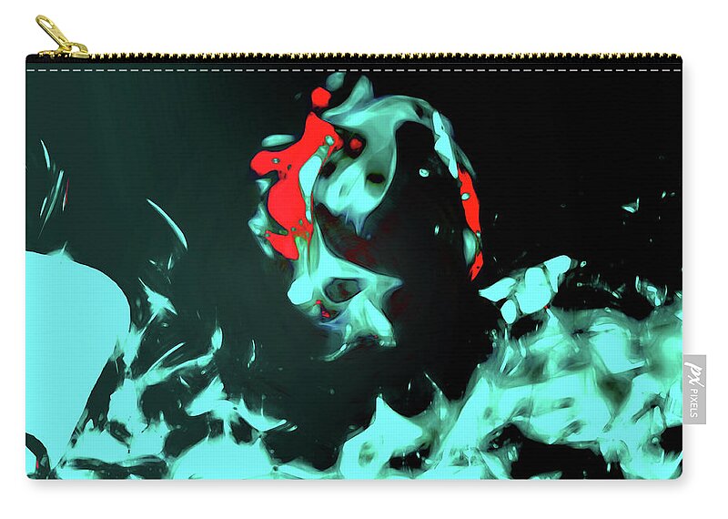 Abstract Zip Pouch featuring the photograph I Want to Fly by Gina O'Brien