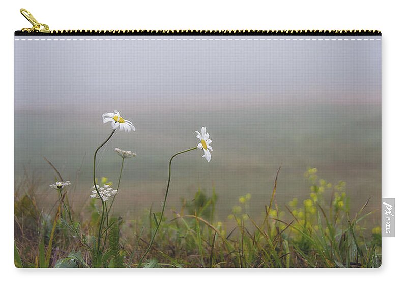 2015 Zip Pouch featuring the photograph I Watched You Walk Away by Sandra Parlow