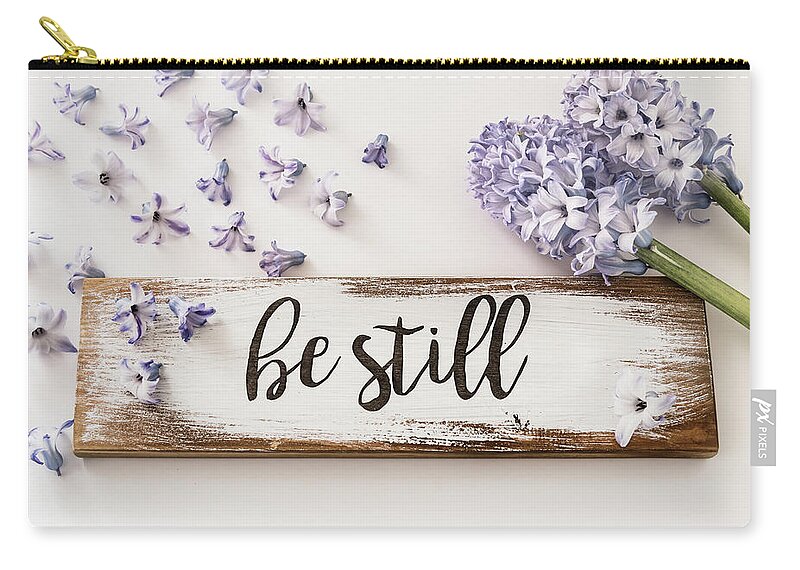 Quote Zip Pouch featuring the photograph I Will Be by Kim Hojnacki