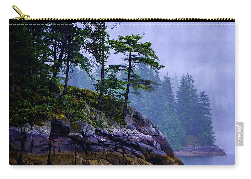 Ice Age Wonder Zip Pouch featuring the photograph Ice Age Wonder by Jordan Blackstone