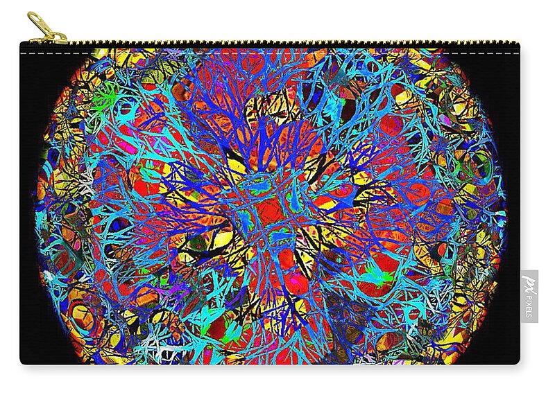 Fractal Zip Pouch featuring the photograph If I Lose the Light of the Sun by Nick Heap