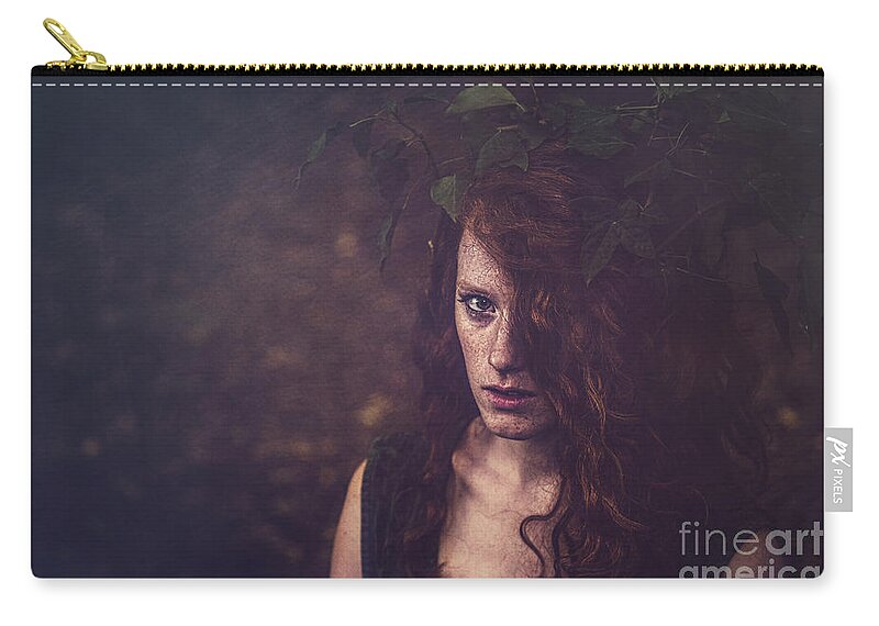 Woman Carry-all Pouch featuring the photograph Ilaria by Traven Milovich