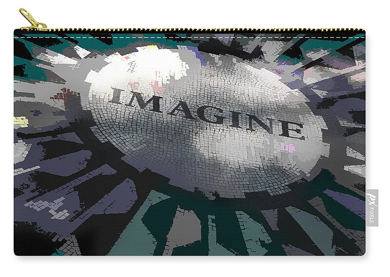 Imagine Zip Pouch featuring the photograph Imagine by Kelley King