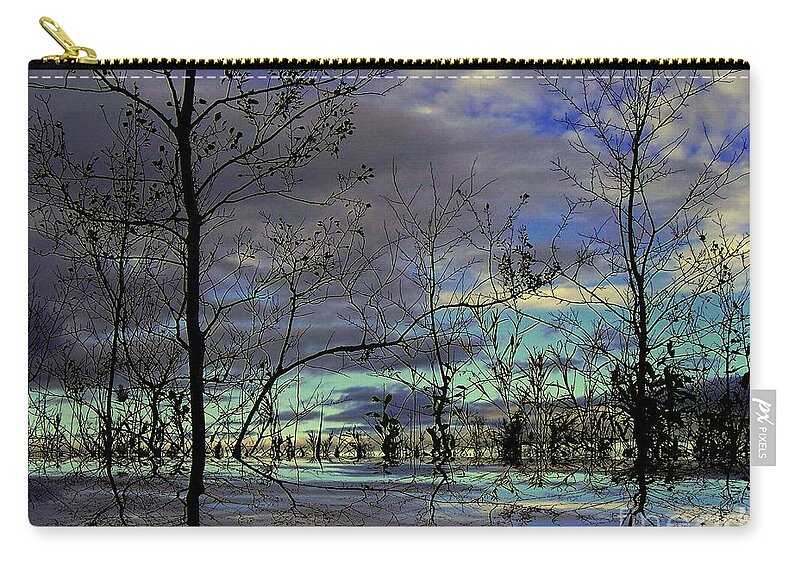 Twilight Zip Pouch featuring the photograph In Between by Elfriede Fulda