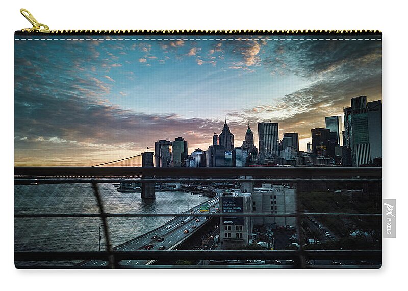 Catalog Zip Pouch featuring the photograph In Motion by Johnny Lam