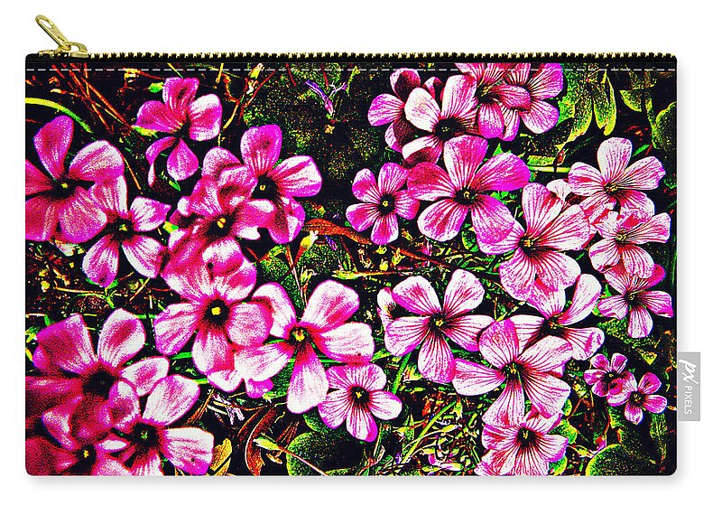 Garden Zip Pouch featuring the photograph In the Garden by Leslie Revels