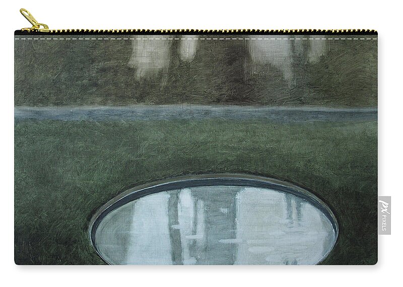 Paris Carry-all Pouch featuring the painting In The Garden by Raimonda Jatkeviciute-Kasparaviciene