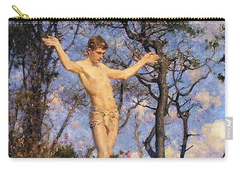 Morning Carry-all Pouch featuring the painting In the Morning Light by Henry Scott Tuke