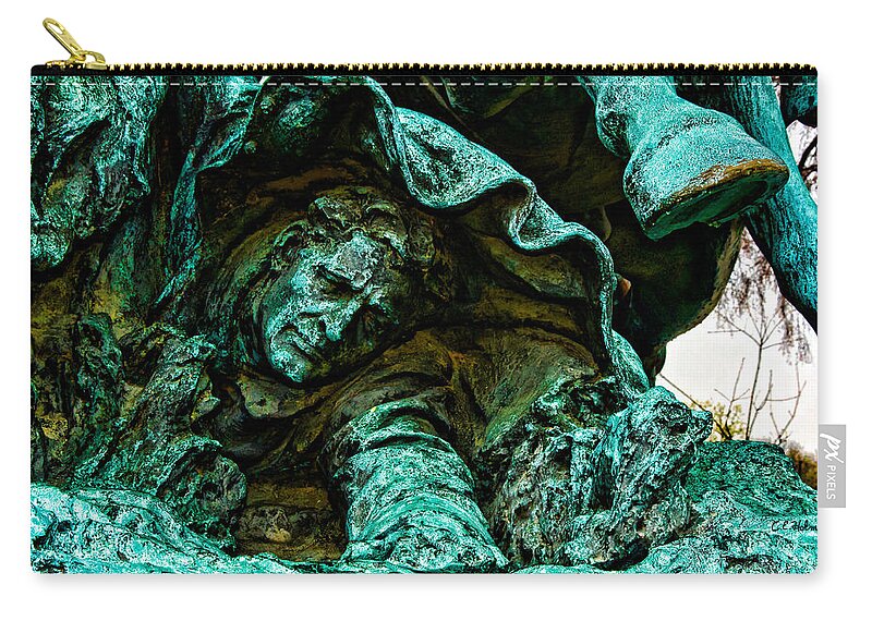 Washington Dc Zip Pouch featuring the photograph In The Mud by Christopher Holmes