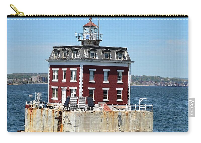 Ocean Zip Pouch featuring the photograph In the Ocean by Charles HALL