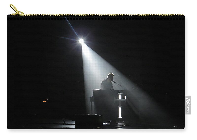 Singer Zip Pouch featuring the photograph In the Spotlight by Aaron Martens