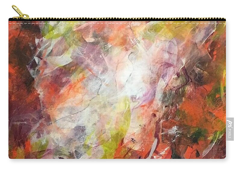  Zip Pouch featuring the painting In Time and Space by Suzzanna Frank