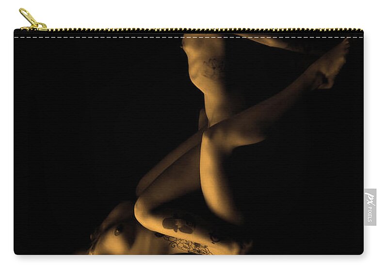 Artistic Zip Pouch featuring the photograph In unison by Robert WK Clark