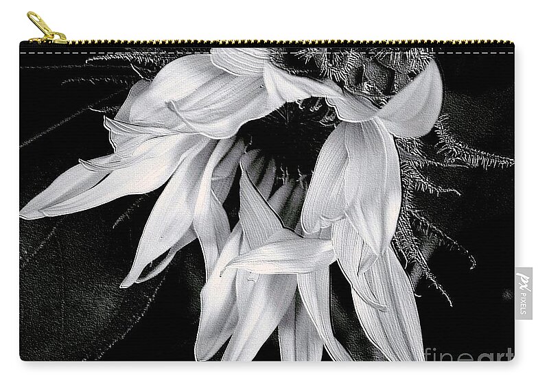 Sunflower Zip Pouch featuring the photograph Incognito by Elfriede Fulda