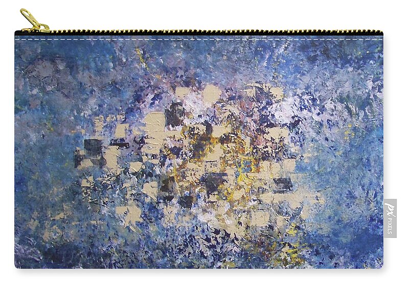Abstract Carry-all Pouch featuring the painting Inner movement by Dennis Ellman