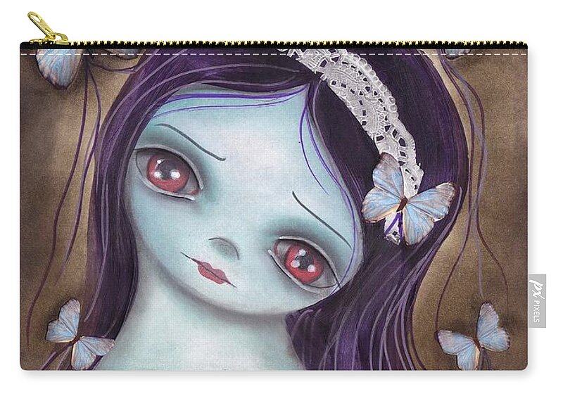 Innocence Carry-all Pouch featuring the painting Innocence by Abril Andrade