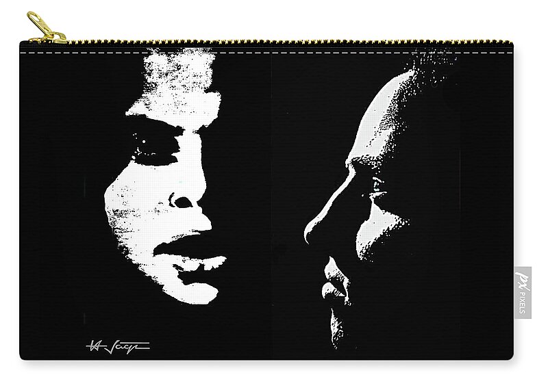 Look Zip Pouch featuring the photograph Intensity by Hartmut Jager