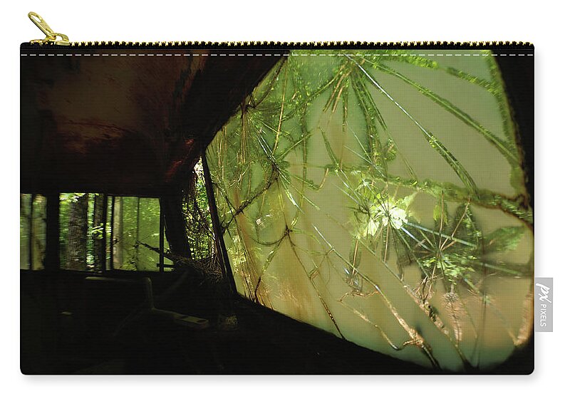 Car Zip Pouch featuring the photograph Interior by Matthew Mezo