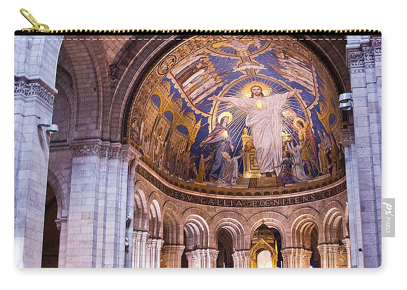 Interior Sacre Coeur Basilica Paris France Carry All Pouch