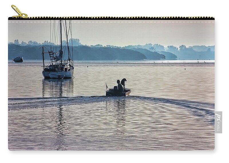 Morning Zip Pouch featuring the photograph Into The Morning Light by HH Photography of Florida
