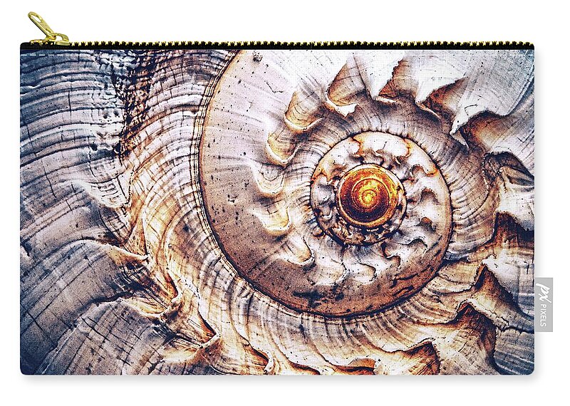 Spiral Zip Pouch featuring the photograph Into The Spiral by Jaroslav Buna
